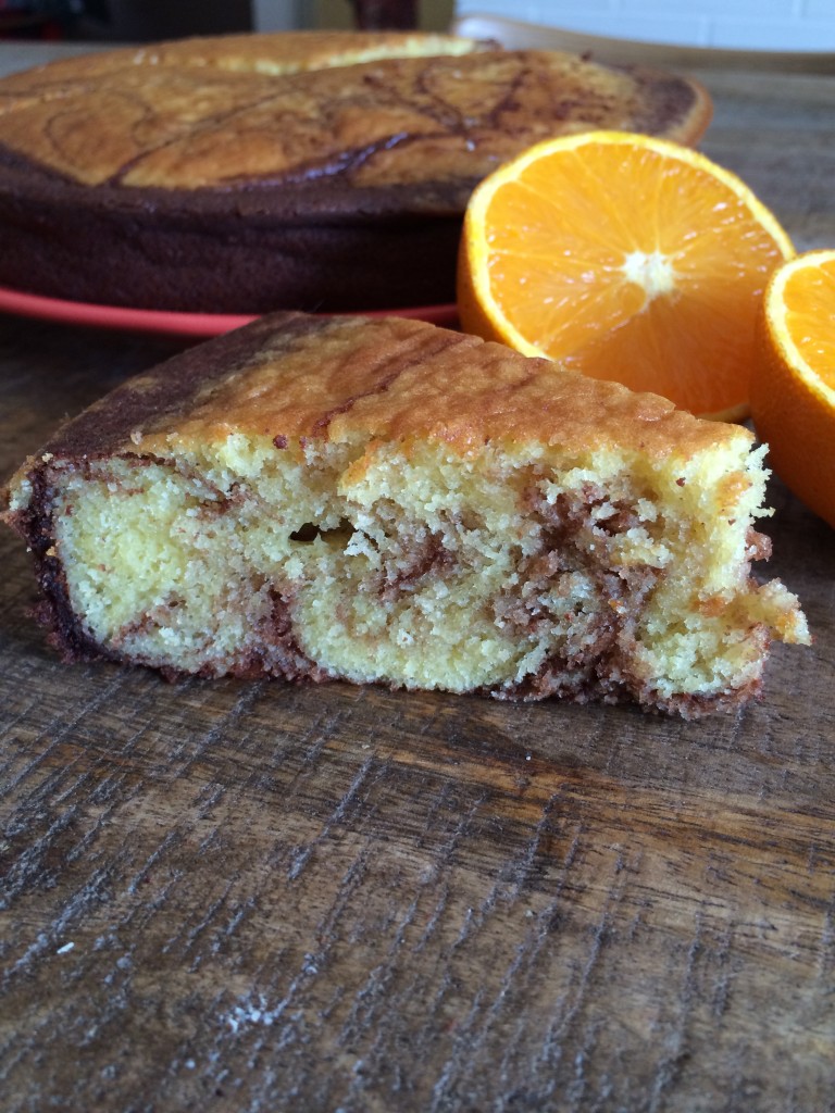 Marbré chocolat orange